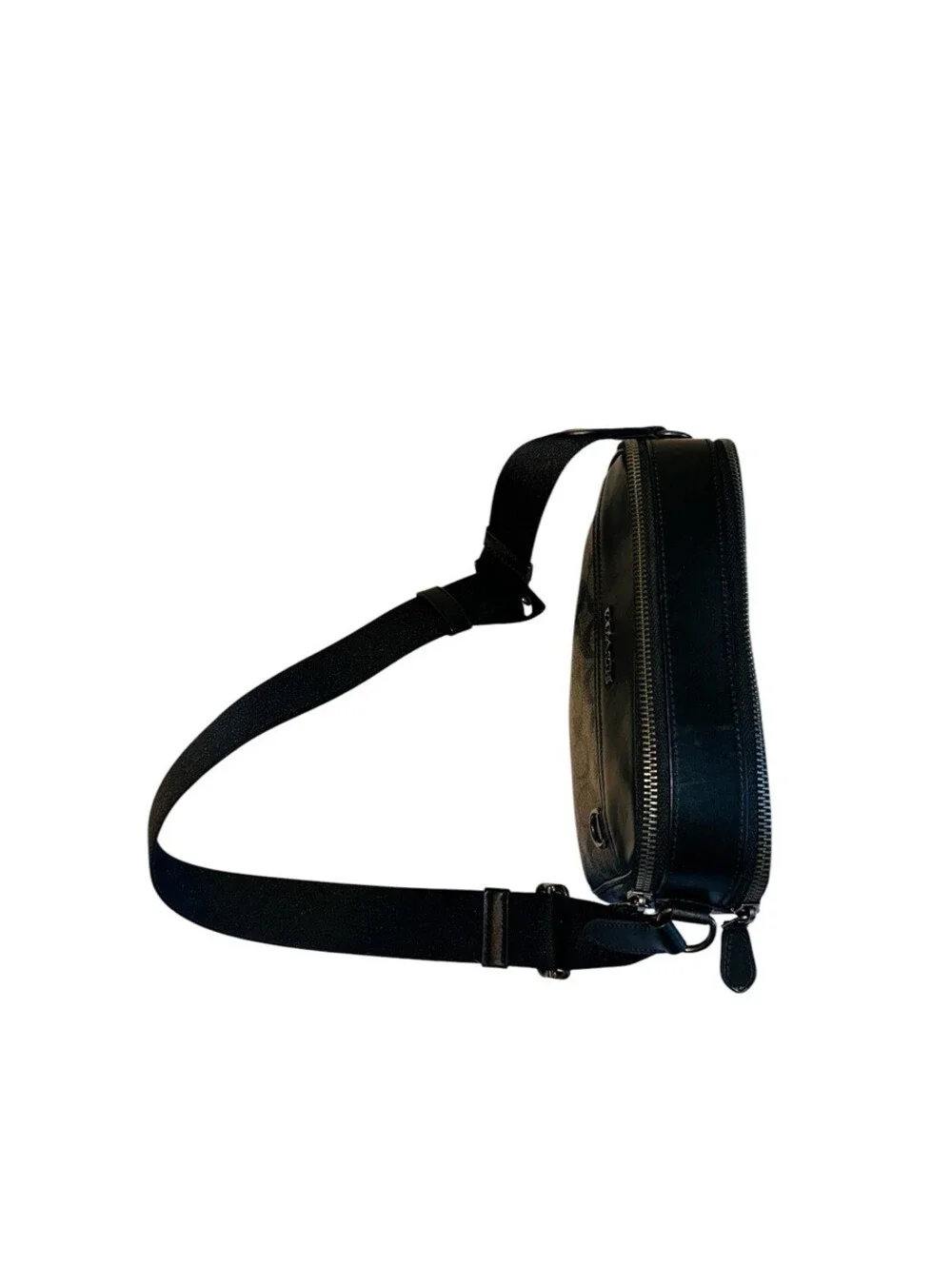 Coach Charcoal Signature Graham Crossbody Bag